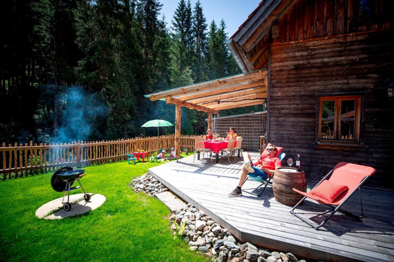 Naturpark Hütte Mandl, Biobauernhof&Hüttenurlaub Sankt Lambrecht Exterior foto