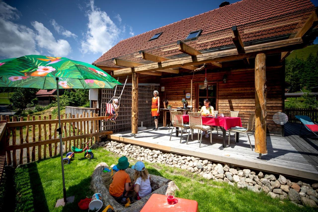 Naturpark Hütte Mandl, Biobauernhof&Hüttenurlaub Sankt Lambrecht Exterior foto